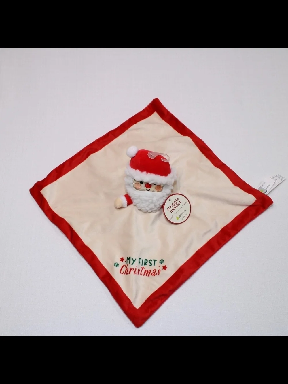 Pearhead Red & Cream Santa Snuggle Blanket